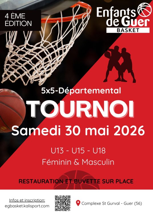 TOURNOI U13 / U15 / U18 - 30 mai 2026