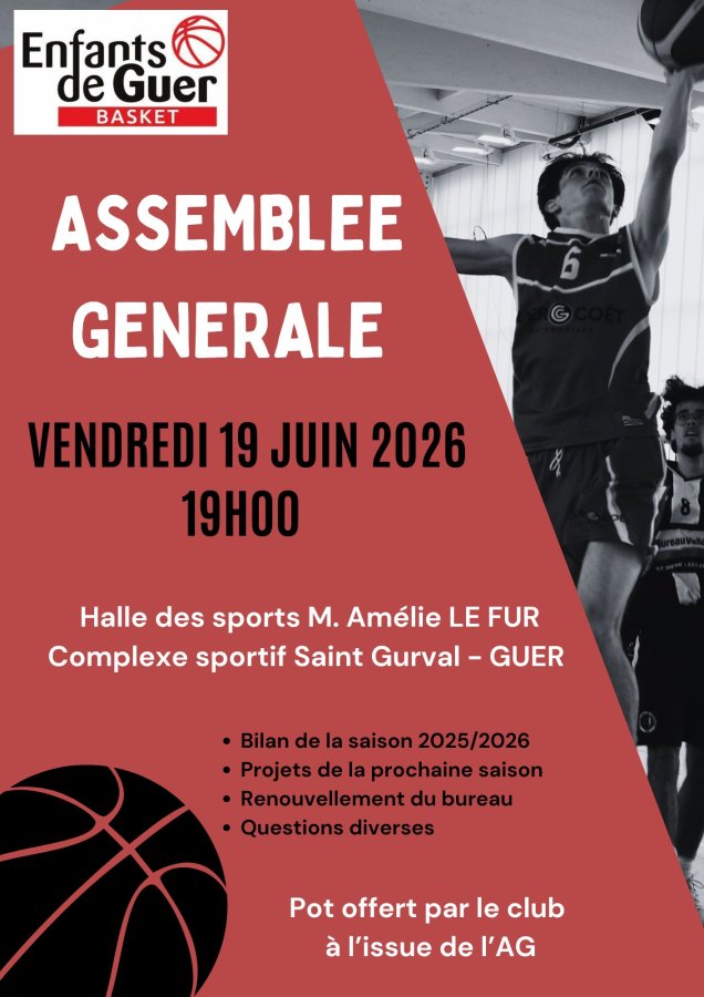 ASSEMBLEE GENERALE - vendredi 19 juin à 19h00